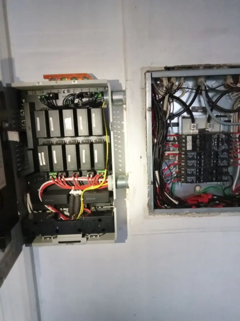 Electrical panel upgrade completed for Indoor Lighting Installation in Flat Rock
